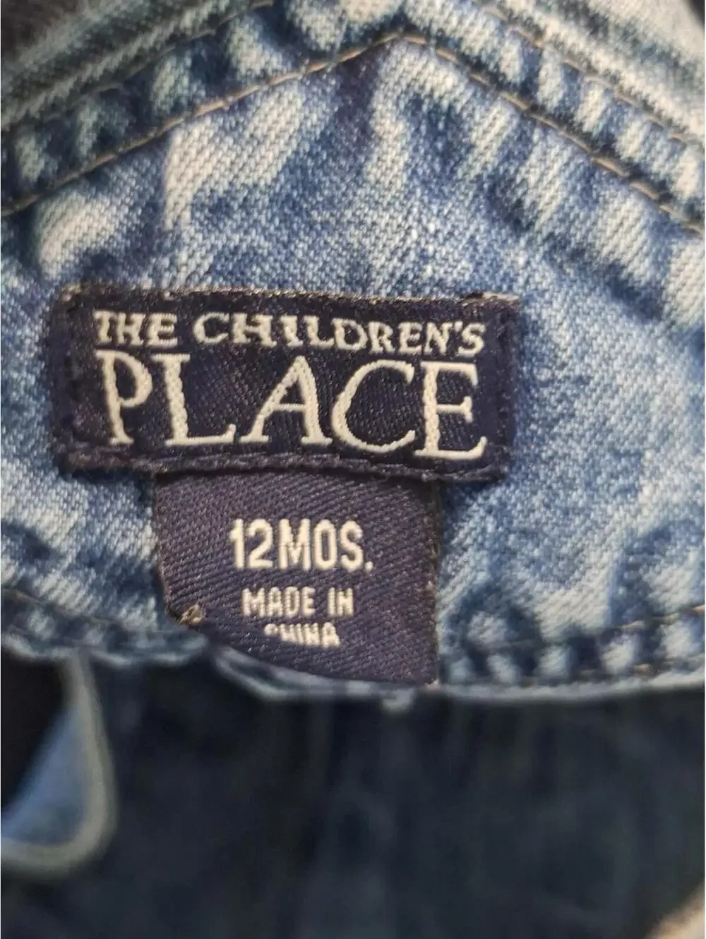 The Childrens Place Denim Overall Size 12M
